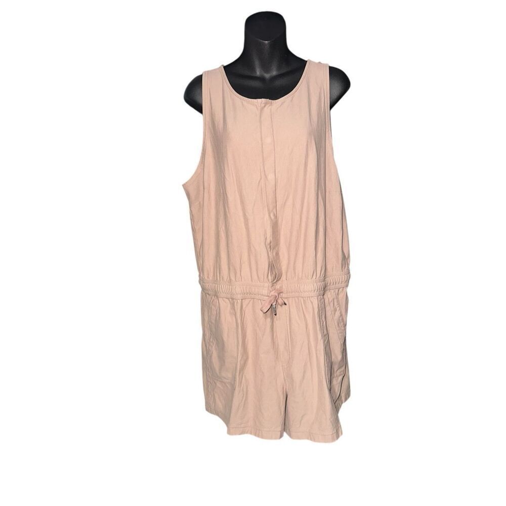 Beautiful Athleta Farallon Romper Semi Fitted Mocha Latte Size XL Good condition
